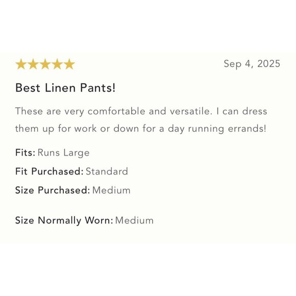 NWT Size L - The Reese Linen Blend Pull-On Barrel Pants Pilcro (NWT US$ 118) - Picture 14 of 16